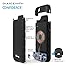 iPhone 8 Plus Battery Case with Qi Wireless Charging, (Apple Certified) PRESS PLAY Nero 3100mAh Slim Rechargeable Extended Protective Portable Backup Charger Case for iPhone - Black