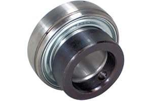 Peer Bearing FH204-12 Insert Bearing, FH200-G Series, Narrow Inner Ring, Spherical Outer Ring, Non-Relubricable, Eccentric Locking Collar, Single Lip Seal, 3/4" Bore, 15 mm Inner Ring, 21.41 mm Outer Ring, 0.75" (19.05 mm) ID, 1.85" (47 mm) OD, 1.85" (47 mm) Width