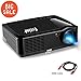 Portable Video Projector Full HD Home Theater Cinema Projectors Native 720P Support 1080P 2500 Lumens 200