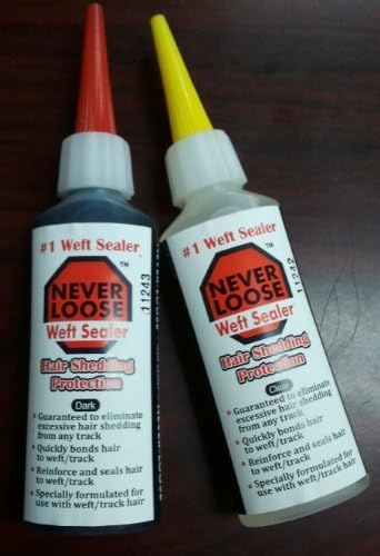 NEVER LOOSE Weft Sealer/ Hair Shedding Protection Glue Clear by NEVER LOOSE