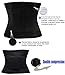 Waist Trainer Belt Waist Cincher Trimmer Slimming Body Shaper Belts Sport Girdle for Women (Large, Black2)