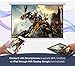 CRENOVA XPE496 Mini Projector, Full HD 1080P and 170'' Display Supported, Portable Mini Video Projector, 50,000 Hours Led, Compatible with PC, Mac, TV, Amazon Fire Stick, Roku, iPhone, iPad, PS