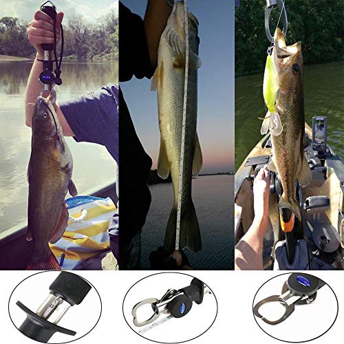 WYYHAA Angelzange Fish Grip Tool Set, Edelstahlgreifer Grip Tool Fish Holder mit Maßband, Eva-Schaum-Griff Einstellbare… – Bild 8