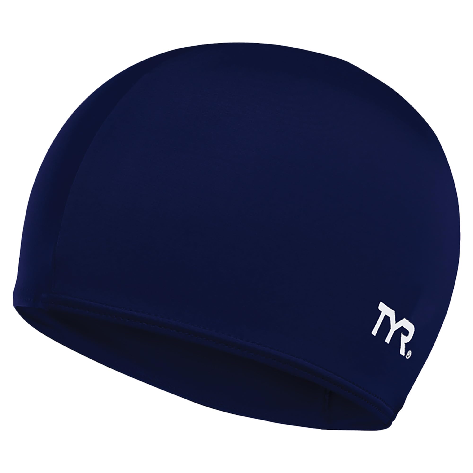 TYR Adult Lycra Fiber Swim Cap, Navy 10 x 3 x 1