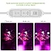 Grow Light, 15 W Triple Heads LED Grow Lamp UV Plant Light, Full Spectrum 360 Swivel Gooseneck Individual Switch Control, for Seed Starting, Flower Blooming, Fruiting (Non-Dimmable)