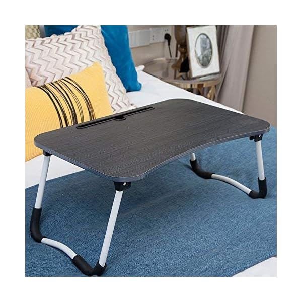 Adjustable-Laptop-Bed-Table-Lap-Standing-Desk-for-Bed-and-Sofa-Breakfast-Bed-Tray-Laptop-Lap-Desk-Folding-Breakfast-Serving-Coffee-Tray-Notebook-Stand-Reading-Holder-for-Couch-Floor-Kids60-x-40-cm Adjustable Laptop Bed Table Lap Standing Desk for Bed and Sofa Breakfast Bed Tray Laptop Lap Desk Folding Breakfast…