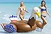 Coconut Float Pool Floats; Bald Eagle Pool Raft, 6.5 Ft