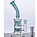 Glass-100 Newest 8 Inch Tall 14 mm Joint Glass Filter Cup Pipes (Green)