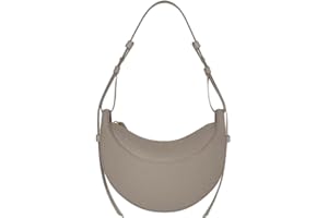 ANWEIDA Leather Crescent Bag for Women, Designer Shoulder Bags, Sling Crossbody Bag Purse Casual Dumpling Hobo Bag