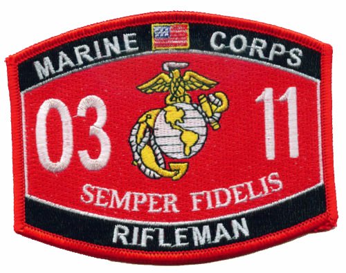 Rifleman Marine Corps MOS 0311 USMC 5