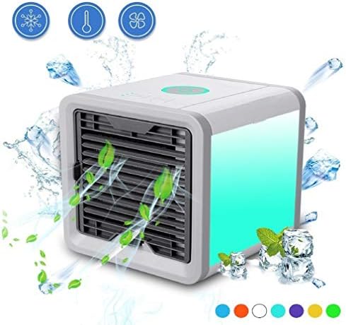 NovoGifts Personal Space Air Cooler Humidifier and Conditioner - Portable Desktop Cooling Fan - Quick & Easy to Cool Any Space As Seen On TV for Desk Office and Camping