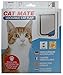 Cat Mate 2-Way-Locking Cat Flap (304) - Secure Lockable Door for Small to Medium Sized Cats, Easy to Install and Use, for Screen, UPVC and Wood, White
