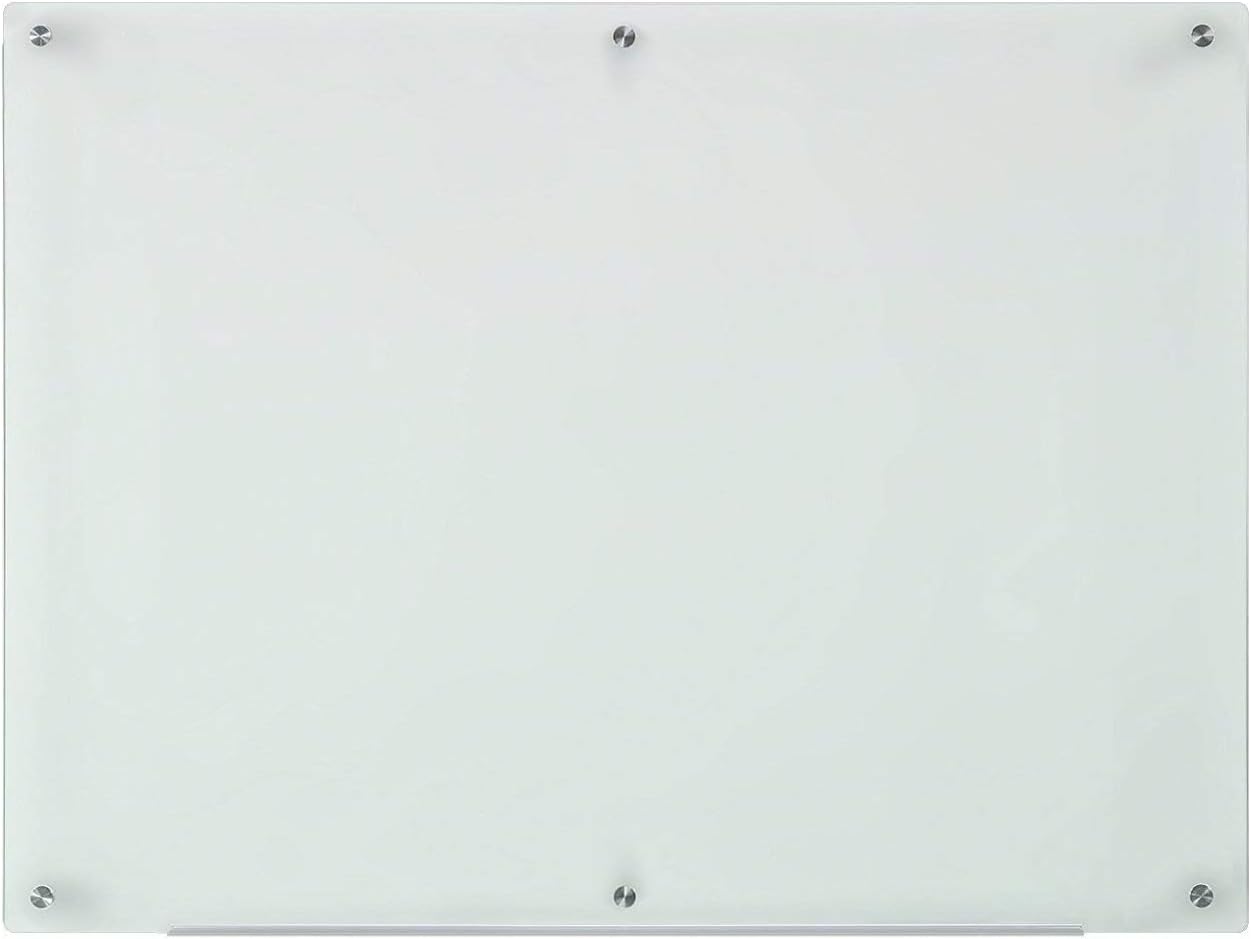 AudioVisual Direct Frosted Glass DryErase Board Set 80 cm x 110 cm