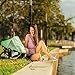 CozyBaby Combo Pack with Mesh Breathable Sun and Bug Cover and Lightweight Spring, Glacier Gray