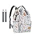 Diaper Bag Backpack,IHONEY Waterproof Cute Design Baby Nappy Backpack for Boys and Girls with Insulated Pockets & Stroller Straps