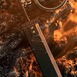 Evere FF7 Remake Keychain - 3.9 inch Key Charm Game