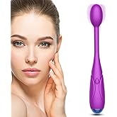 KELITE Personal Eye Massager with Body Massage Balls, Handheld face Wand Vibrating for Relieving Eyes Dark Circles,Puffiness,Fatigue -Purple