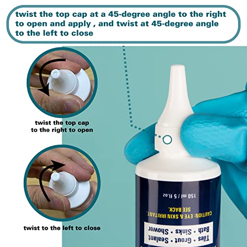 Skylarlife Grout Silicone Caulk Whitener Best for Home Sink, Kitchen