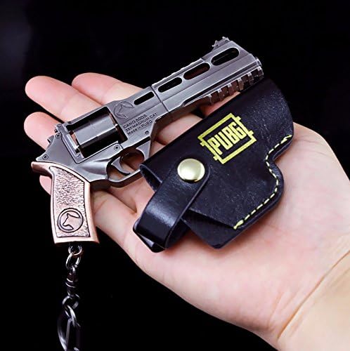 mankecheng Games Eat Chicken Metal 1/6 AKM AUG 98K AWM Gun Rifle Model Action Figure Arts Toys Collection Keychain Gift