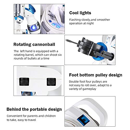 KINGBOT Robot Toy,Spaceman RC Robot Remote Control Robots Toys with Programmable Interactive Walking Singing Dancing for Kids Boys Girls Gifts
