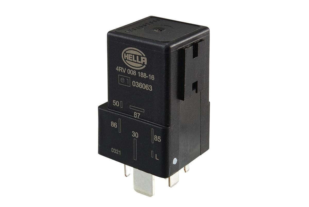 HELLA 4RV 008 188-161 Control Unit, glow plug system - 12V - 6-pin connector - Pre-Glow Time: 8sec. - without external temperature measurement