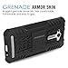 MoKo ASUS Zenfone 2 Laser Case - Heavy Duty Rugged Dual Layer Armor with Kickstand Protective Cover for ASUS Zenfone 2 Laser (ZE550KL / ZE551KL) 5.5 Inch Smartphone 2015 Release, BLACK