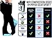 Physix Gear Compression Socks for Men & Women 20-30 mmhg, Best Graduated Athletic Fit for Running Nurses Shin Splints Flight Travel & Maternity Pregnancy - Boost Stamina Circulation & Recovery BLU LXL