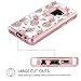 GUAGUA Galaxy S9 Case Samsung S9 Case Pineapple for Girls Women, Marble Glossy Cover Hybrid Three Layer Hard PC Soft TPU Shockproof Protective Phone Case for Samsung Galaxy S9(2018) Rose Gold