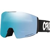 Oakley Fall Line LARGE/MEDIUM Ski Goggles for Men for Women | In Factory Pilot Black, Matte Blk &amp; Navy W. Bonus kit: cleaning spray, cloth, screwdriver &amp; mirror.