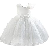 IBTOM CASTLE Toddler Butterfly Dress Baby Girls 3D Butterfly Tulle Birthday Dress Princess Formal Party Pageant Tutu Dress