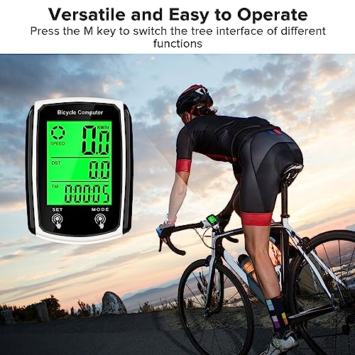 Cycling Tracker For Bike Bike Computer And Bicycle Odometer Wired