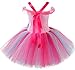 Tutu Dreams Princess Troll Poppy Dress Up Costume for Girls Wig Headband Birthday Easter Pageant Holiday (L, Troll)
