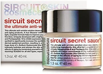 Sircuit Skin SECRET SAUCE+ The Ultimate Anti-Wrinkle Solution - Shea Butter, Squalane + Sodium Hyaluronate Facial Cream - Hydrating Moisturizer Promotes Appearance of Youthful Skin (1.3 oz)