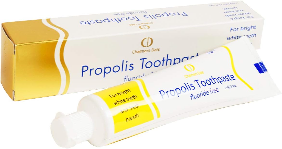 プロポリス歯磨き 110g フッ素は配合していません Chalmers Dale 大人用ハミガキ粉 通販 Amazon