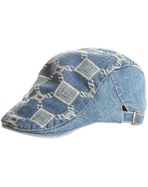 Jean Cool Baby Boy Sun Hat Infant Summer Cap Toddler Beret Cap (48-52 CM) BLUE