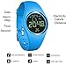 feifuns Fitness Tracker Smart Watch Non-Bluetooth Pedometer Bracelet Smart Sport Bracelet with Timer Step Calories Counter Distance Time/Date Vibration Alarm for Walking Kids Women Men (Sky Blue+Band)