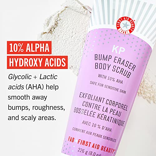 First Aid Beauty KP Bump Eraser Body Scrub Exfoliant for Keratosis