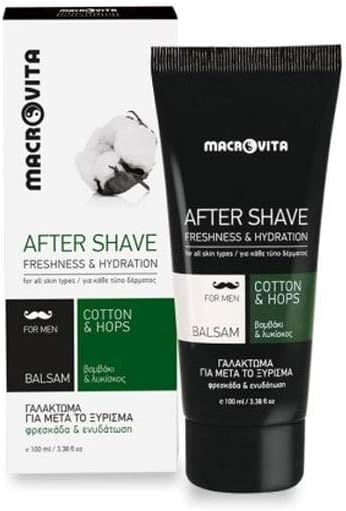 MACROVITAAFTER SHAVE BALM COTTON & HOP 100 ML.