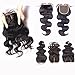 Helene Hair Brazilian Virgin Hair Human Hair Body Wave Top Lace Closure (4