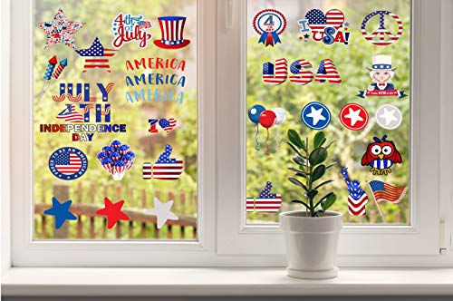 1 Decorations+Stickers+Independence+Patriotic+Waterproof