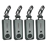 Doberman Security Portable Door Alarm with Flash Light, 4 alarms