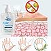 300ML Large Hand Sanitizer Soothing Gel for Household, Rinse Free, Antibacterial, Aloe & Vitamin E Moisturizing Formula,Kills 99.9% of Germs for Adults & Kids with 24-Hour Protection