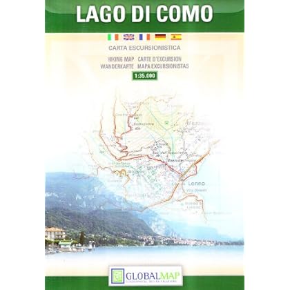 Lago di Como. Carta escursionistica 1:35.000