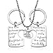 Udobuy®3 Piece Keychain Pendant Necklace Set Daddy's Girl Mommy's World Mother Daughter Father Family Jewelry Necklace Set