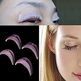 Board Eyelash Aids Tool,10Pcs Eyelash Lift Perming Silicone Curler Pads Shield Rods with Embedded Ridges