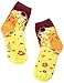 OSABASA Womens 4 Pairs Fashion Cotton Crew Socks Famous Collection Painting (KWMS027-4SET, shoe size 8-11)
