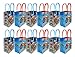 TINYMILLS Monster Truck Themed Party Favor Bags Treat Bags with Handles, Monster Truck Candy bags for Birthday Party Goodie Bags, Party Supply Decoration, Pack of 12