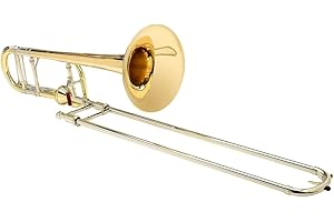 S.E. SHIRES TBQ30YA Q-Series Axial F-Attachment Trombone Lacquer Gold Brass Bell