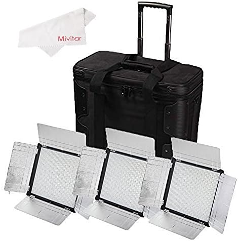 DOF C900 840 Leds Studio Panel 8070lux 5600K Daylight Led Continuous Light Kit with DOF Softbox Diffuser Kit