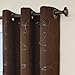 ECLIPSE Meridian Modern Blackout Thermal Grommet Window Curtain for Bedroom or Living Room (Single Panel), 42